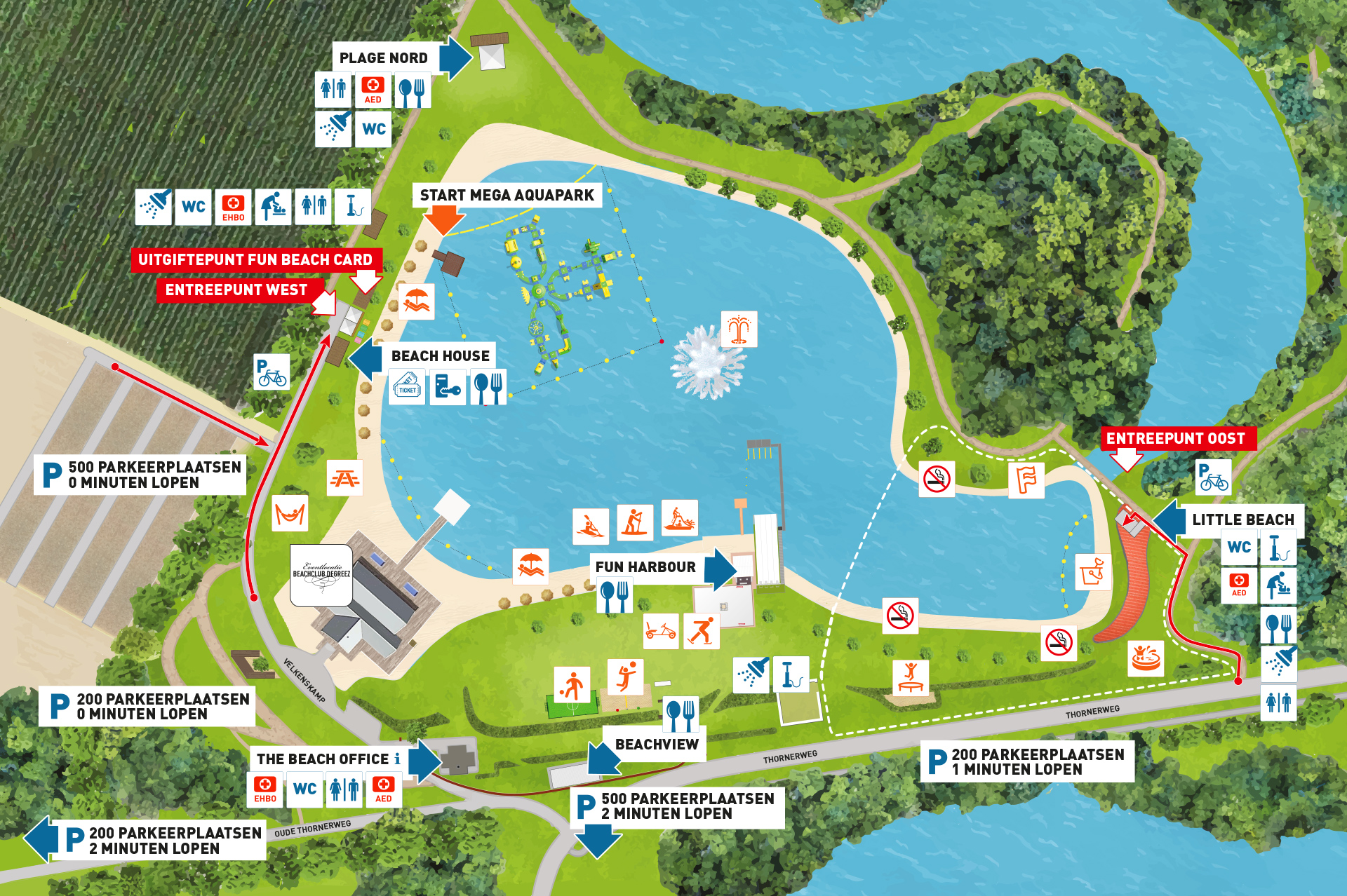 Plattegrond Fun Beach Plattegrond Fun Beach