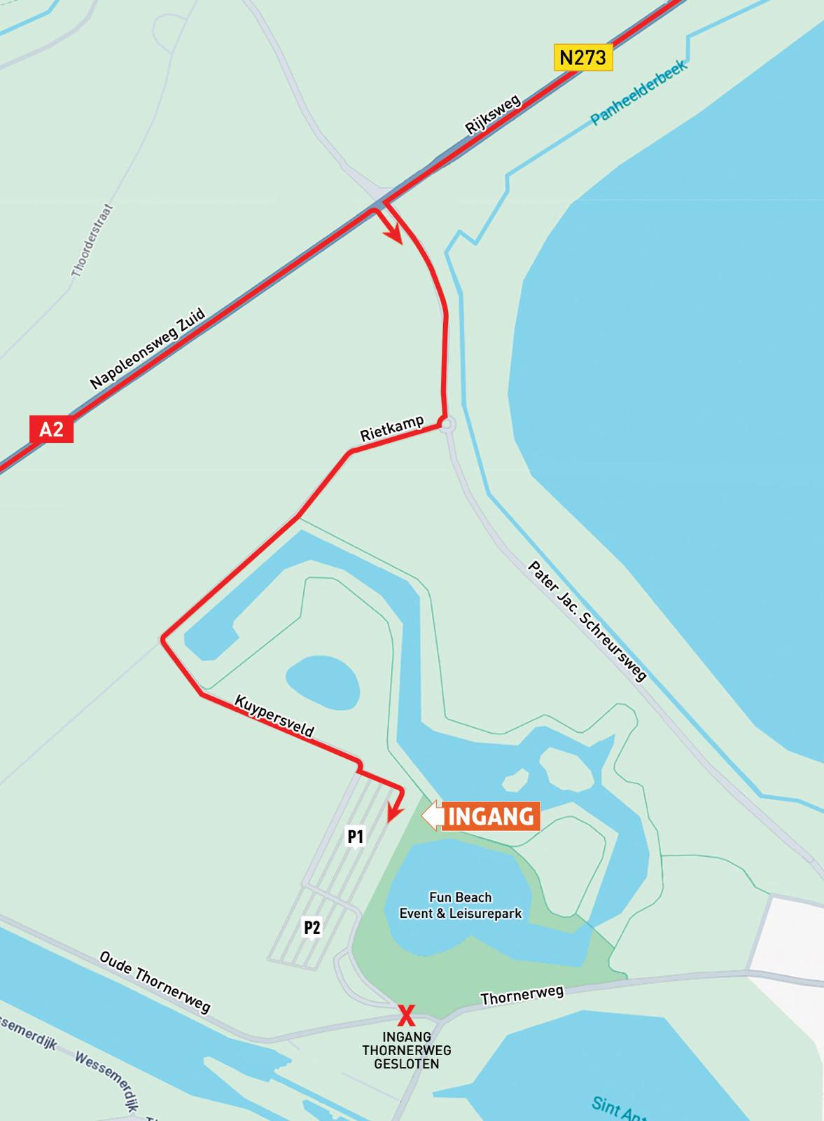 Fun Beach route