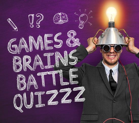 Games & brains quiz, leuke activiteit voor een bedrijfsuitje, personeelsdag of familiedag.